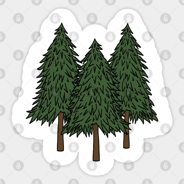 Trees Sticker by wanungara